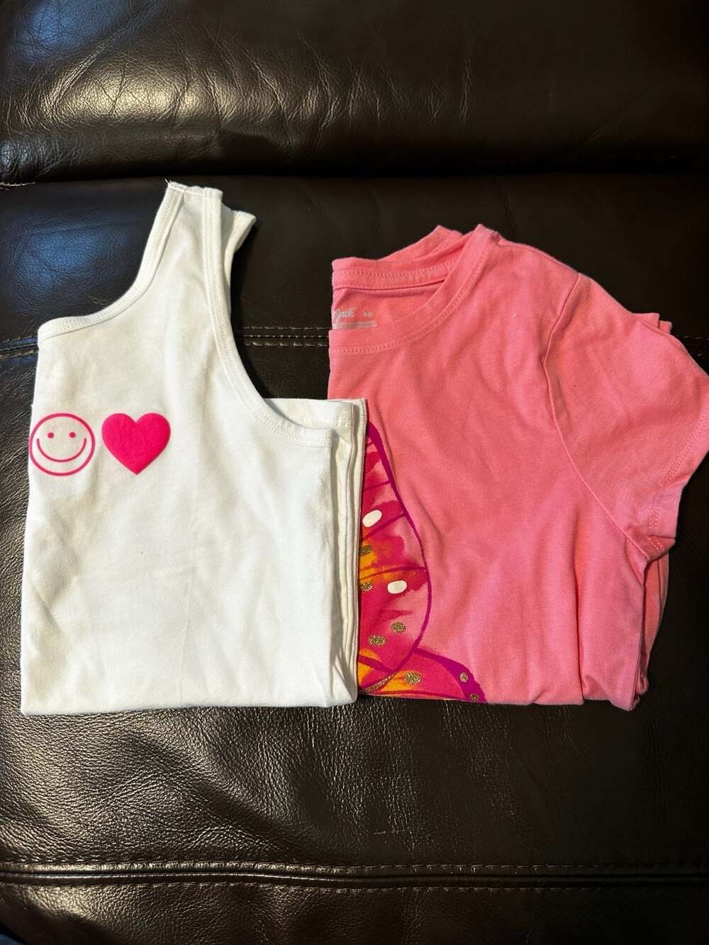 Cat & Jack Girls 2-Piece Graphic Tank Top and Butterfly T-Shirt Set